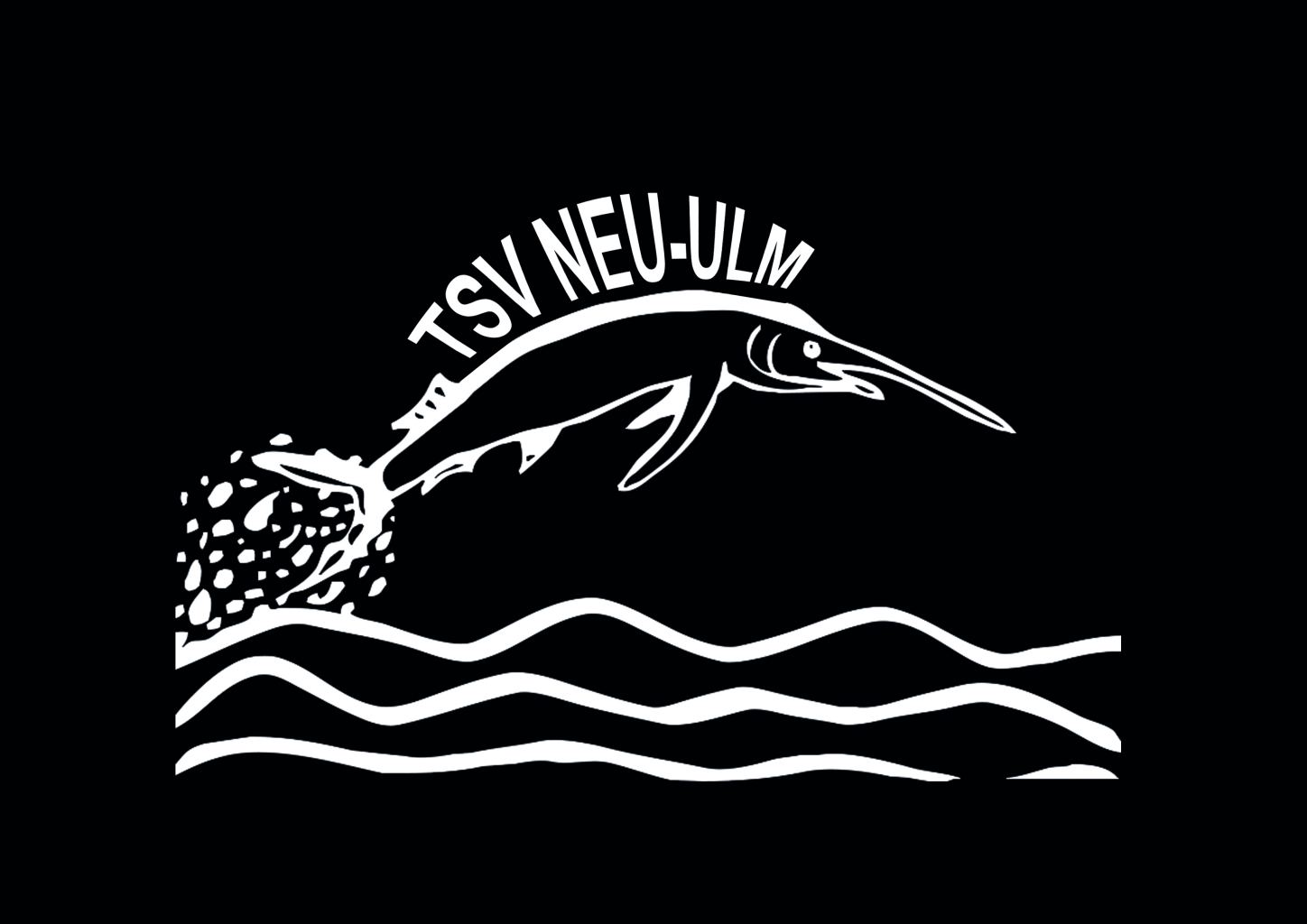 Unser Logo: ein Segelfisch mit dem Schriftzug "TSV NEU-ULM" als Segel